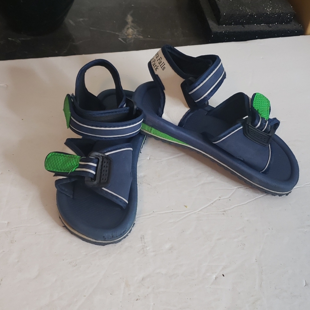 🖤5/$12 Niagara Falls Cave of the Winds Sandals Size Y1